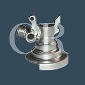 Beer valve body casting, stainless steel beer valve silicasol wax casting process